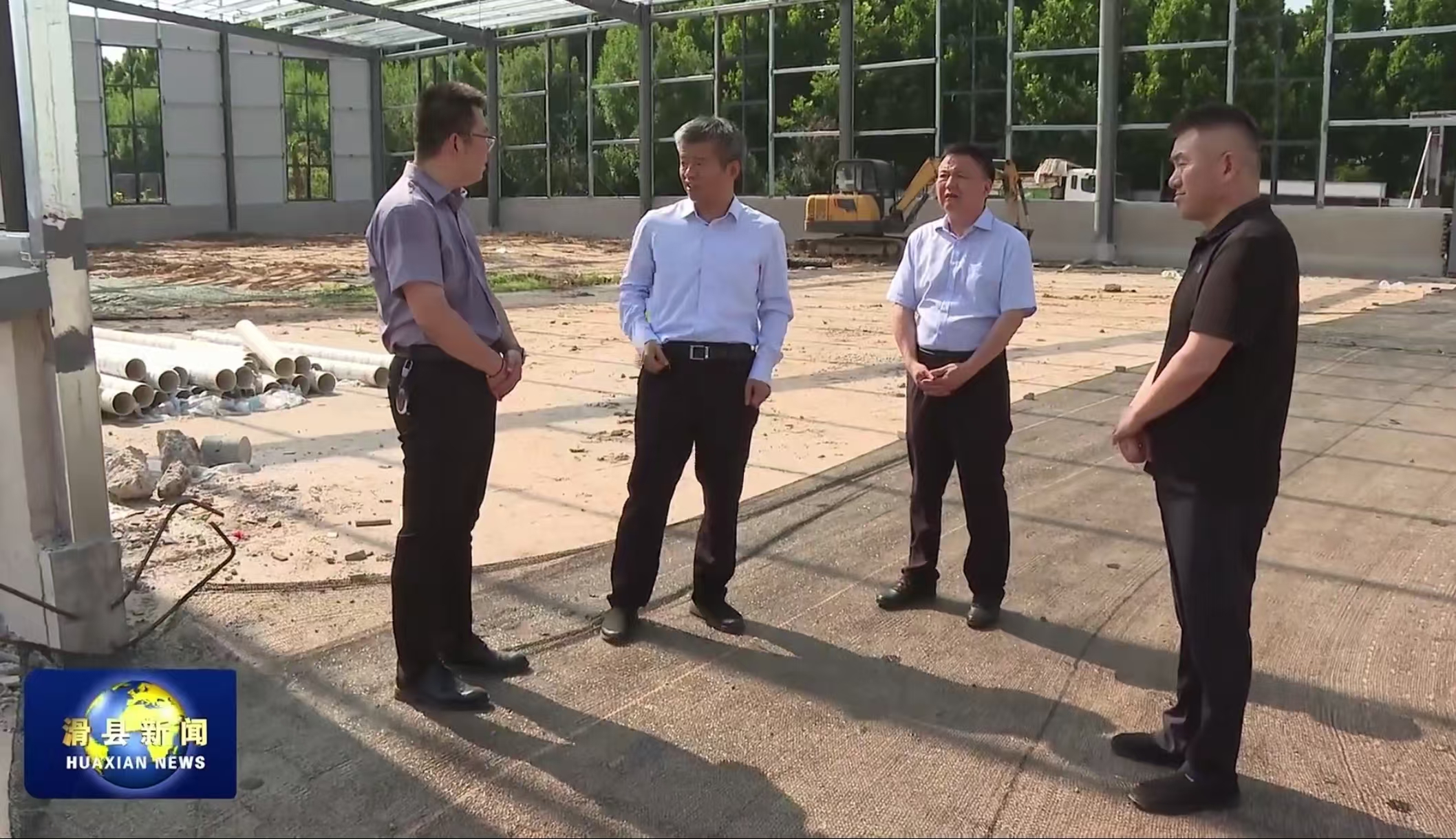 李明东调研项目建设工作